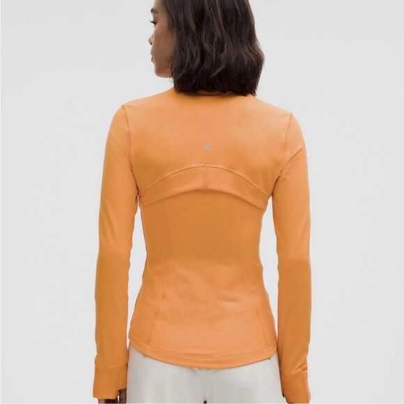 Lululemon Define Jacket Women’s Size 6 Luon Tiger Orange Full Zip Yoga Gym NWT - Picture 2 of 14